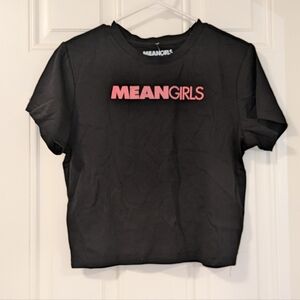 ❤️ Mean Girls crop top XL NWT Black